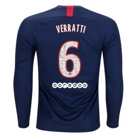 Fußballtrikots Paris Saint-Germain VERRATTI 6 2019-2020 Langarm Heimtrikotsatz kaufen